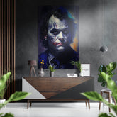 Joker Brushed Aluminum Dibond Wall Art.
